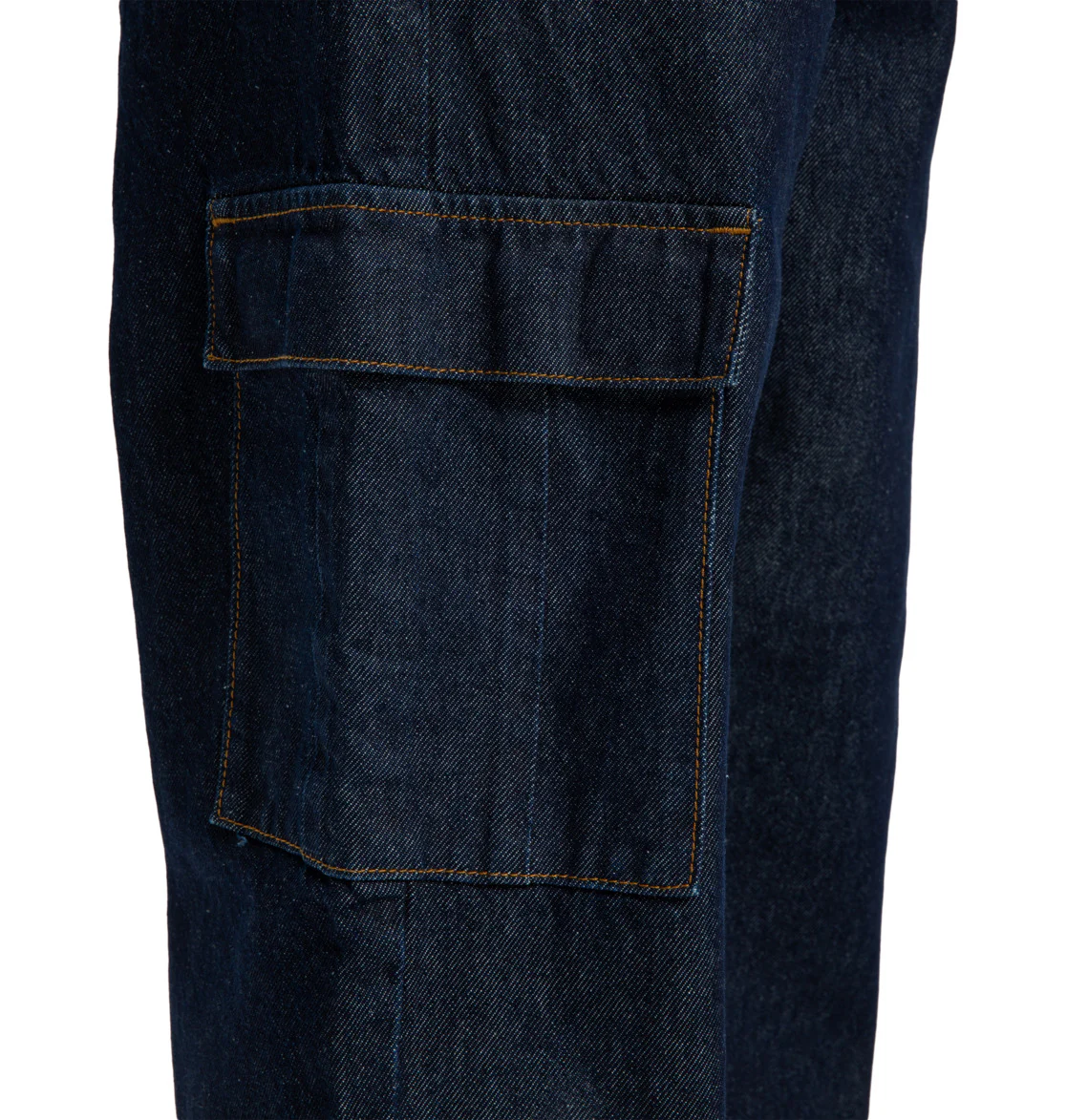 DC Men's Worker Baggy Denim Cargo Rir Pants Dark Denim EDYDP03428-BRQ0 - Image 6