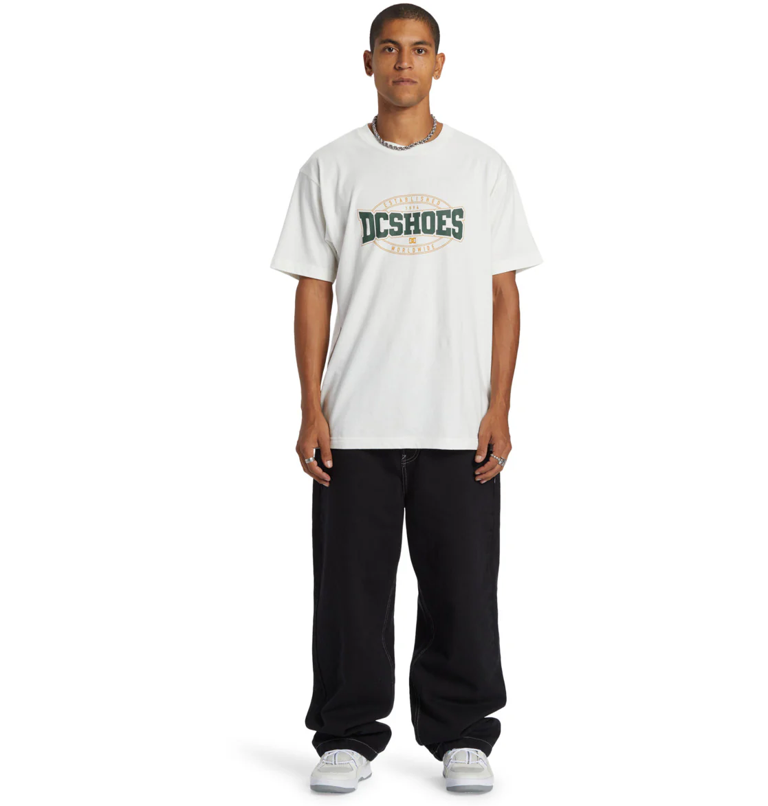 DC Men's Worker Baggy Denim Pants Black Tint ADYDP03079-KVJW - Image 2