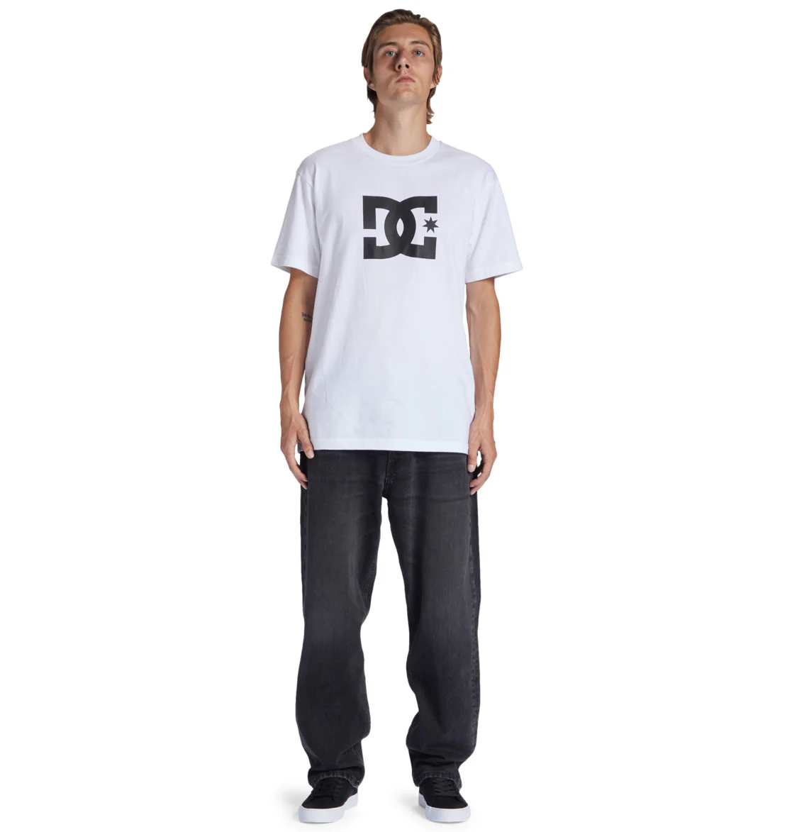 DC Mens' Worker Relaxed Fit Jeans Black ADYDP03070-KVAW - Image 3
