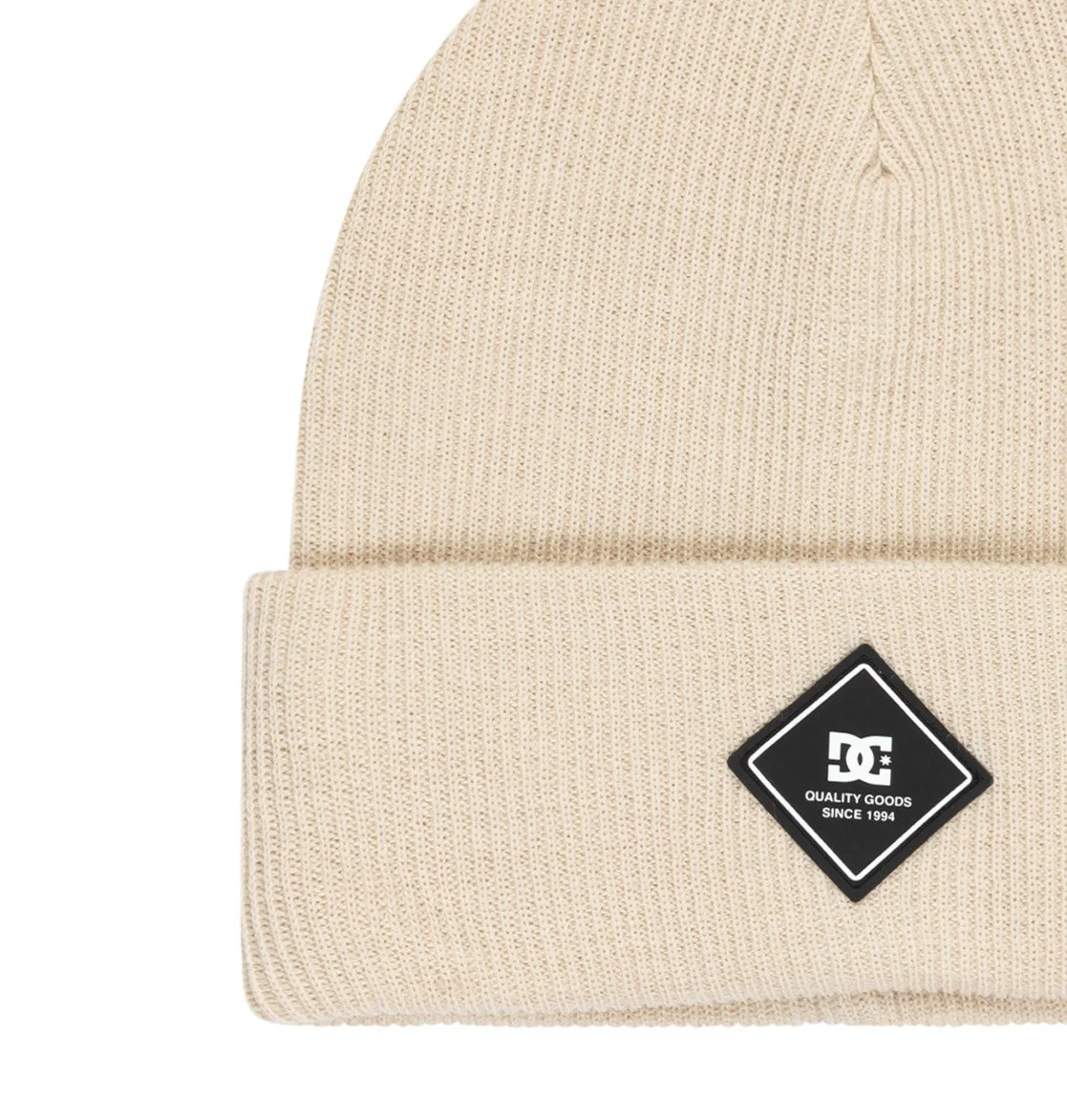DC Unisex Label Beanie Oatmeal ADYHA04164-TFL0 - Image 3