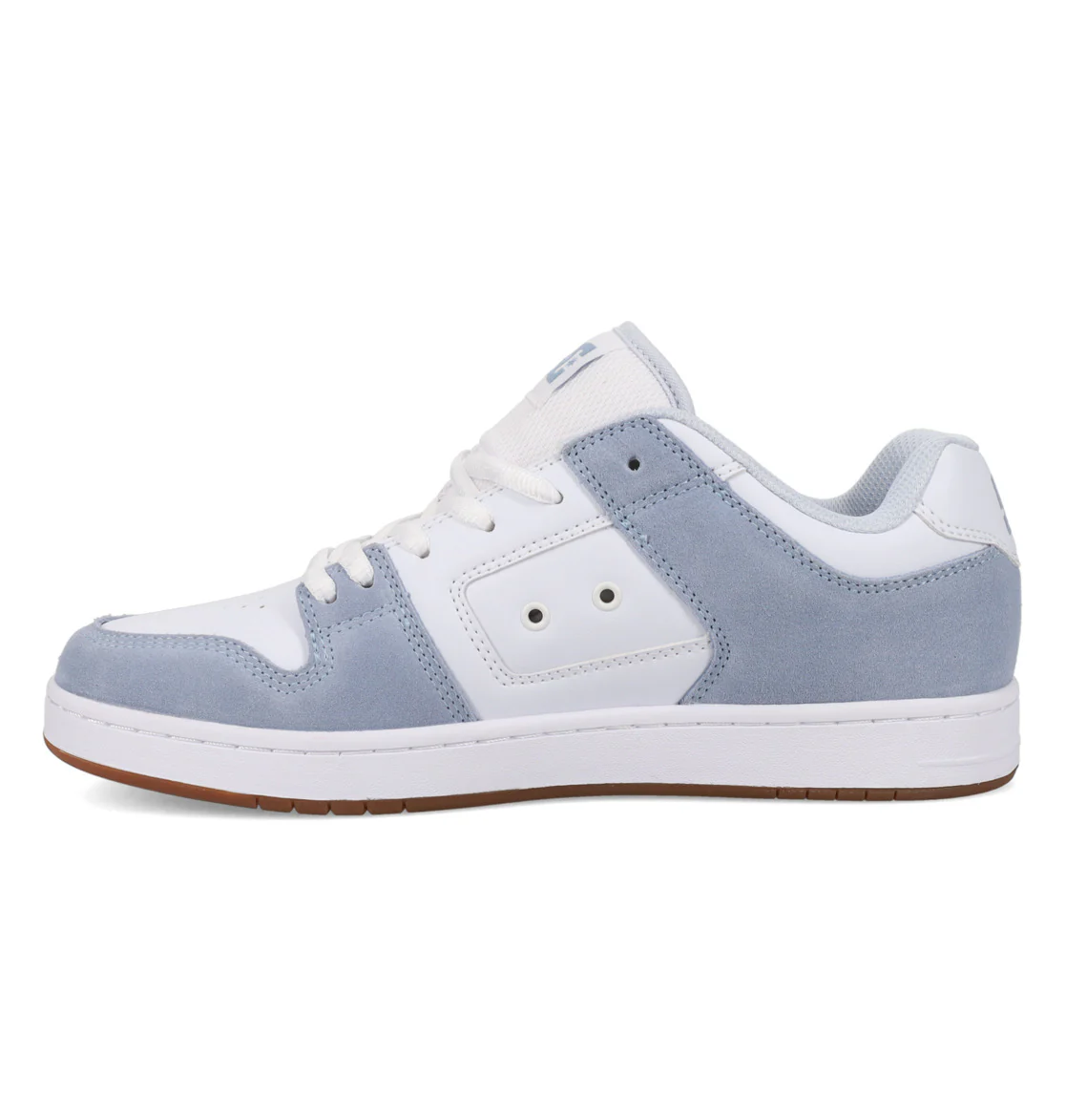 DC Womens' Manteca 4 Leather Shoes Grey/White ADYS100765-026 - Image 2