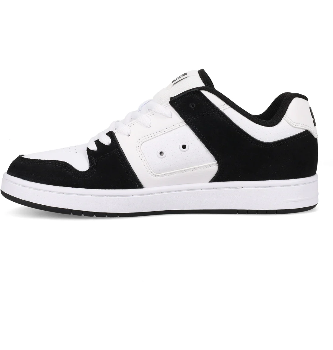 DC Womens' Manteca 4 Leather Shoes White/Black ADYS100765-WBK - Image 2