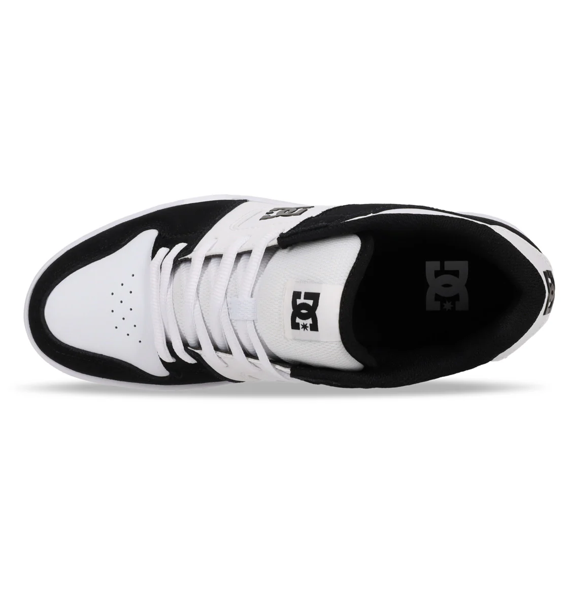 DC Womens' Manteca 4 Leather Shoes White/Black ADYS100765-WBK - Image 4