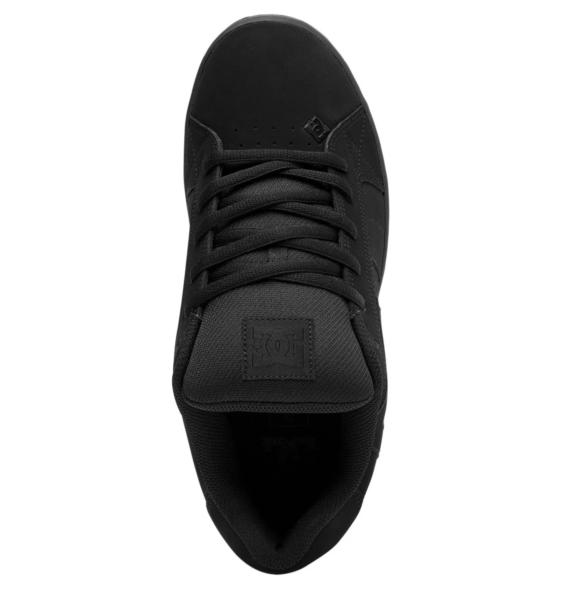 DC Women's Net Leather Shoes Black/Black/Black 302261-3BK - Image 3
