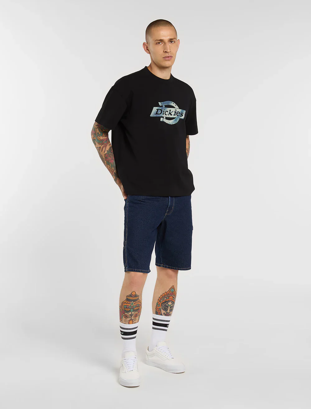Dickies Men's 993 11-Inch Denim Carpenter Shorts Dark Indigo DK0A88FC0DD1 - Image 3
