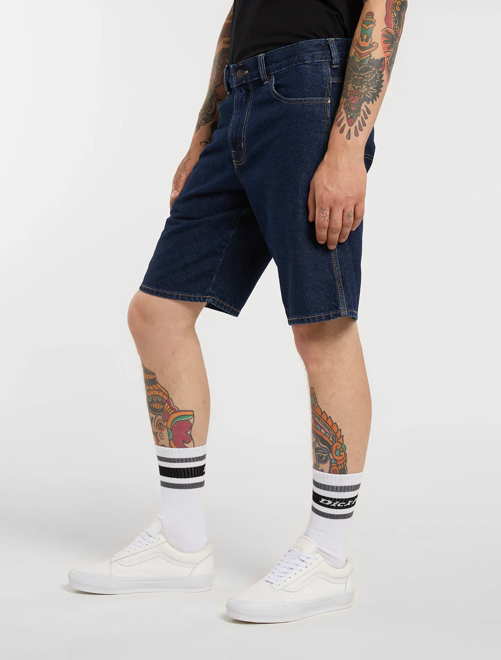 Dickies Men's 993 11-Inch Denim Carpenter Shorts Dark Indigo DK0A88FC0DD1 - Image 4