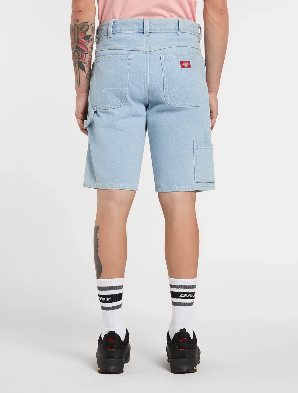 Dickies Men's 993 11-Inch Denim Carpenter Shorts Vintage Blue DK0A88FCC15 - Image 2