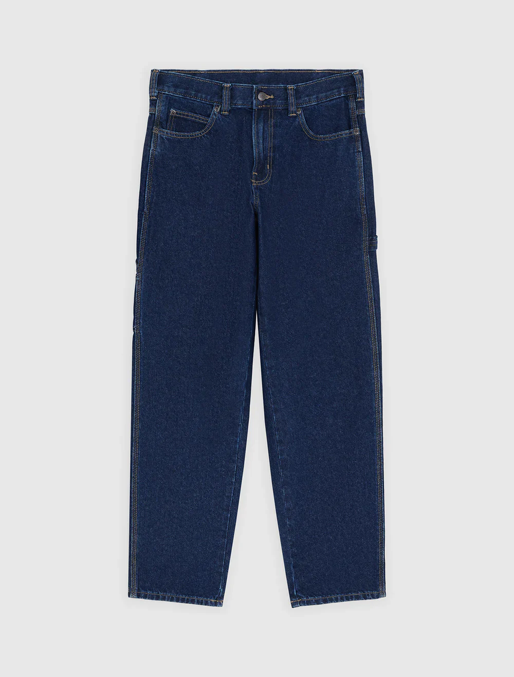Dickies Men's 993 Regular Tapered Carpenter Jeans Dark Indigo DK0A88PL0DD - Image 8