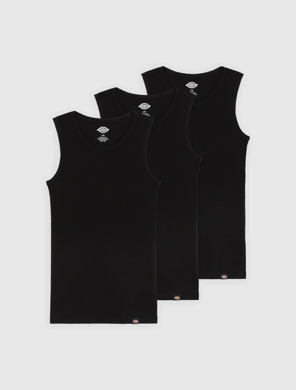 Dickies Men's Amsterdam Tops (3 Pack) Black DK0A4ZB2BLK - Image 6