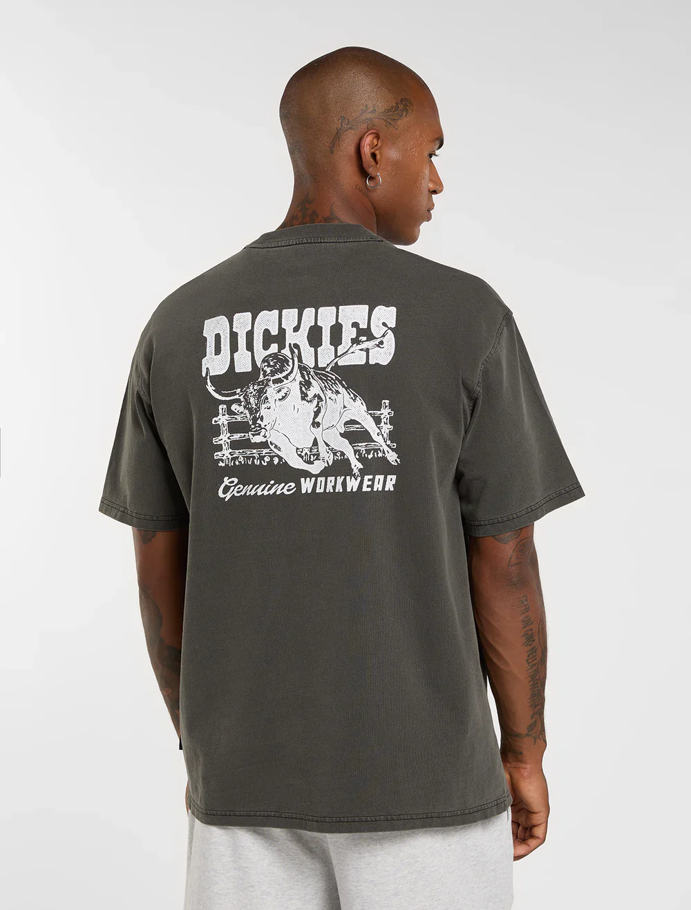 Dickies Men's Buchtell Midweight T-shirt Black DK0A883BBLK - Image 2