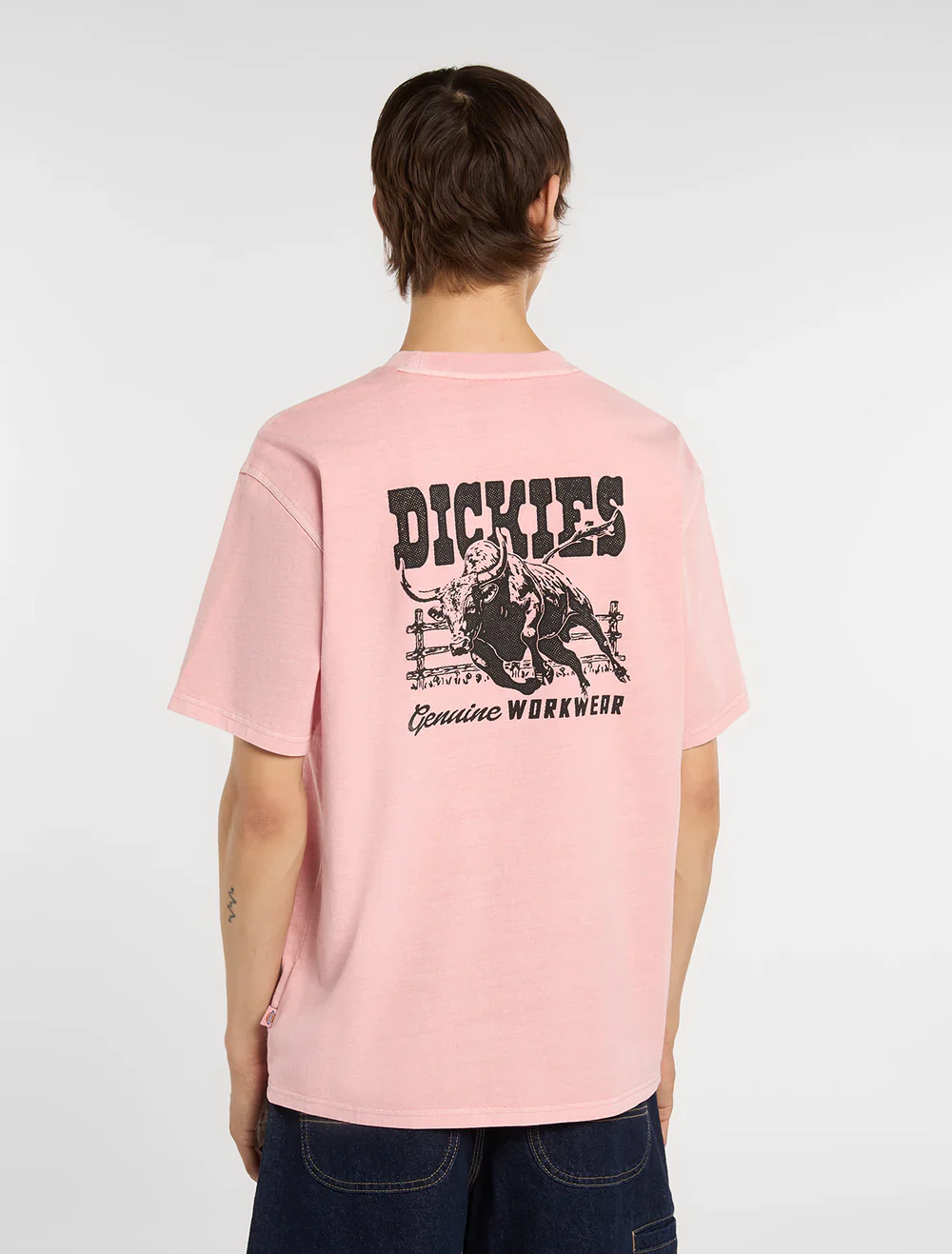 Dickies Men's Buchtell Midweight T-shirt Bridal Rose DK0A883BL47 - Image 2