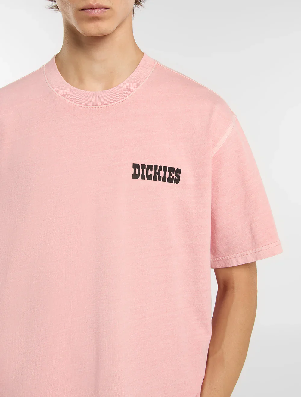 Dickies Men's Buchtell Midweight T-shirt Bridal Rose DK0A883BL47 - Image 4
