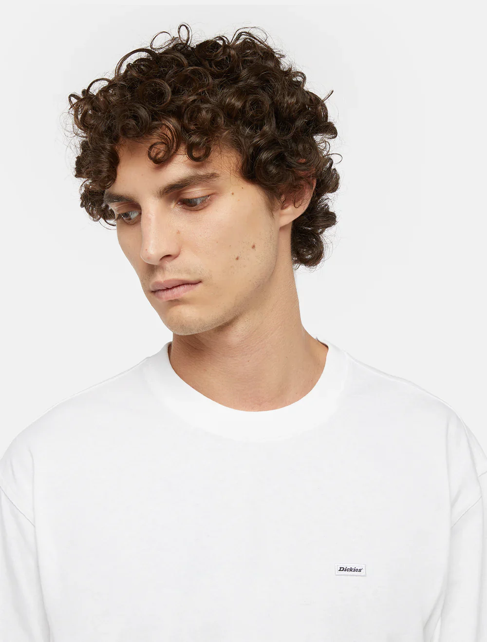 Dickies Men's Clancy Heavyweight T-Shirt White DK0A4Z4L0WH - Image 3
