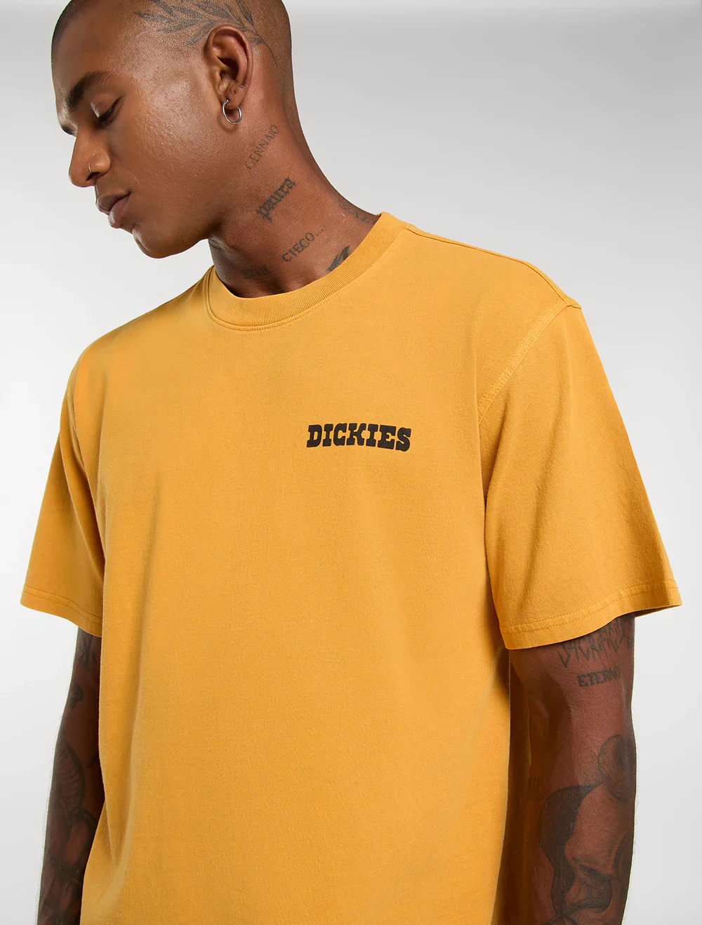Dickies Men's Darrtown Midweight T-shirt Sunflower DK0A88QQSOR - Image 4