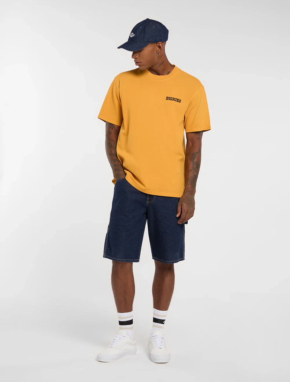 Dickies Men's Darrtown Midweight T-shirt Sunflower DK0A88QQSOR - Image 6