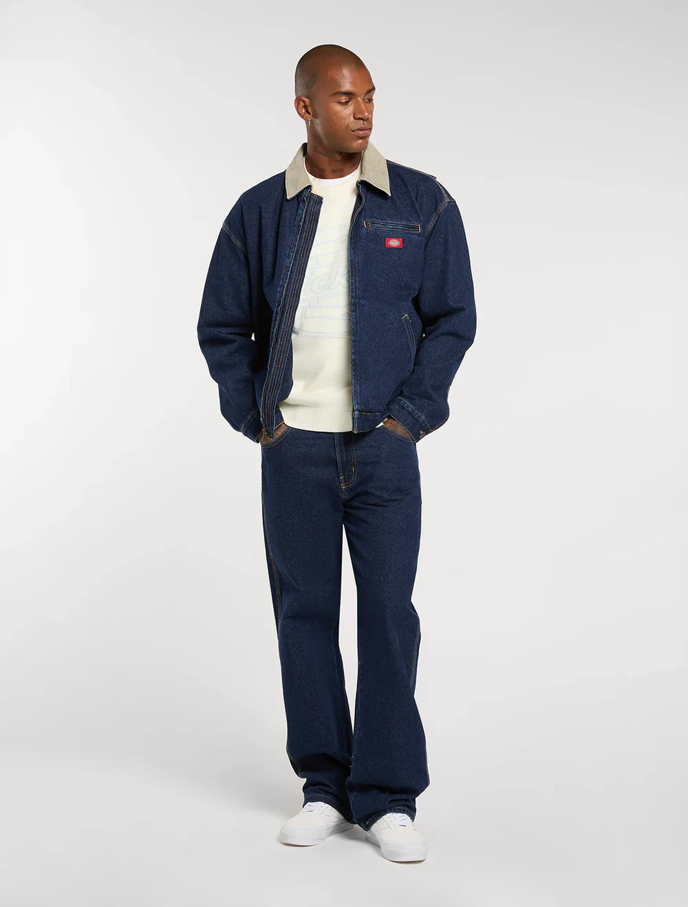 Dickies Men's Denim Painter Jacket Dark Indigo DK0A88EG0DD - Image 3
