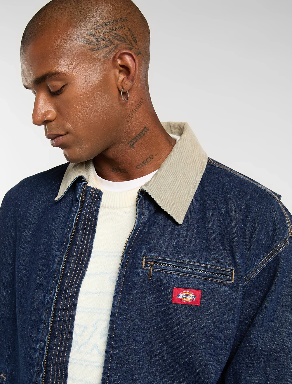Dickies Men's Denim Painter Jacket Dark Indigo DK0A88EG0DD - Image 5