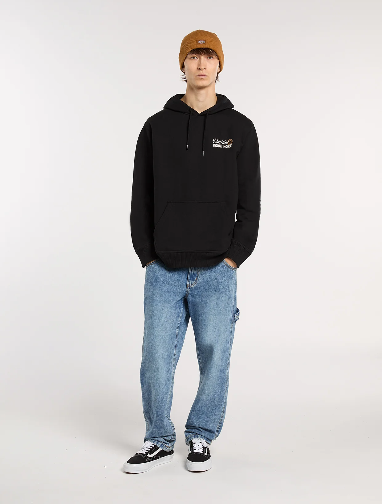 Dickies Men's Donut House Pullover Hoodie Black DK0A88ATBLK - Image 6