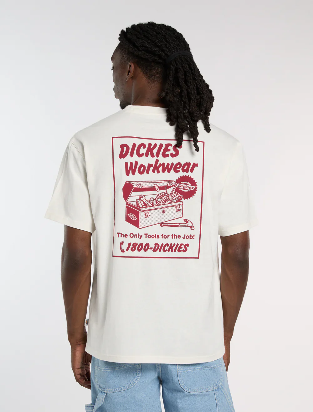 Dickies Men's Dry Ridge T-Shirt Egret DK0A8853C48