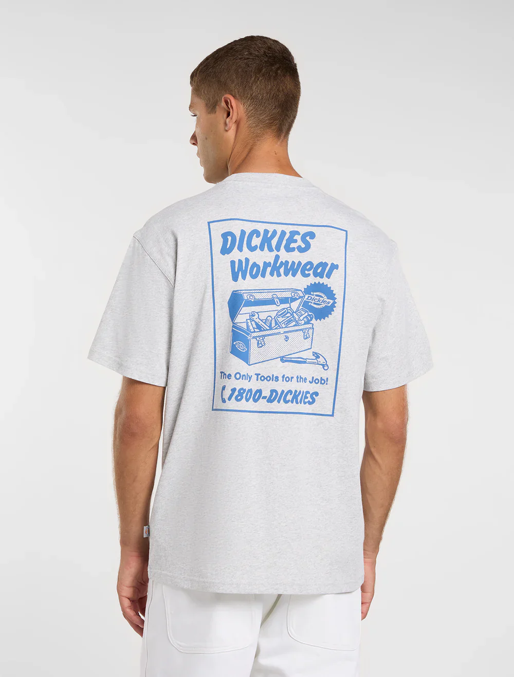 Dickies Men's Dry Ridge T-Shirt Light Grey DK0A8853A28