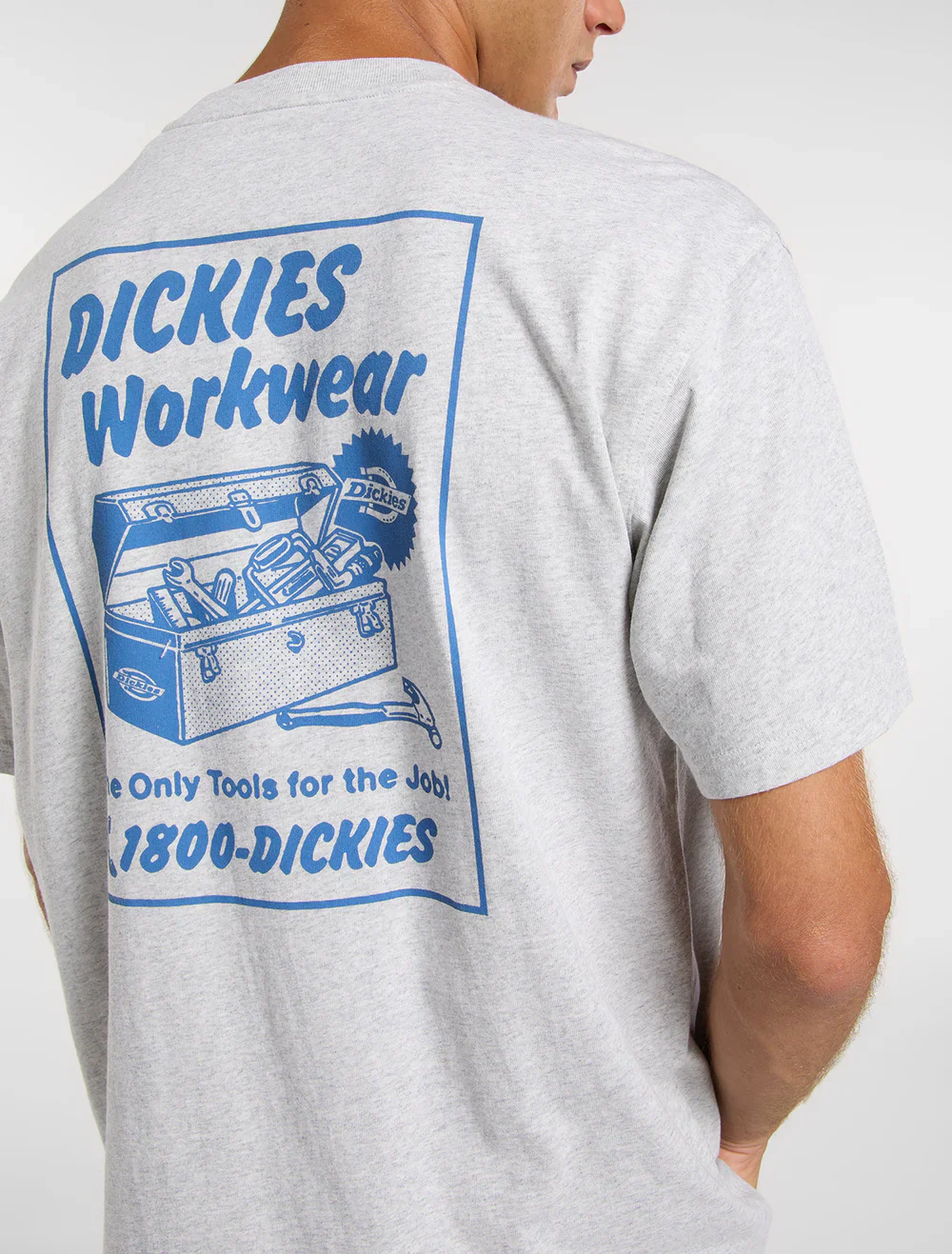 Dickies Men's Dry Ridge T-Shirt Light Grey DK0A8853A28 - Image 4