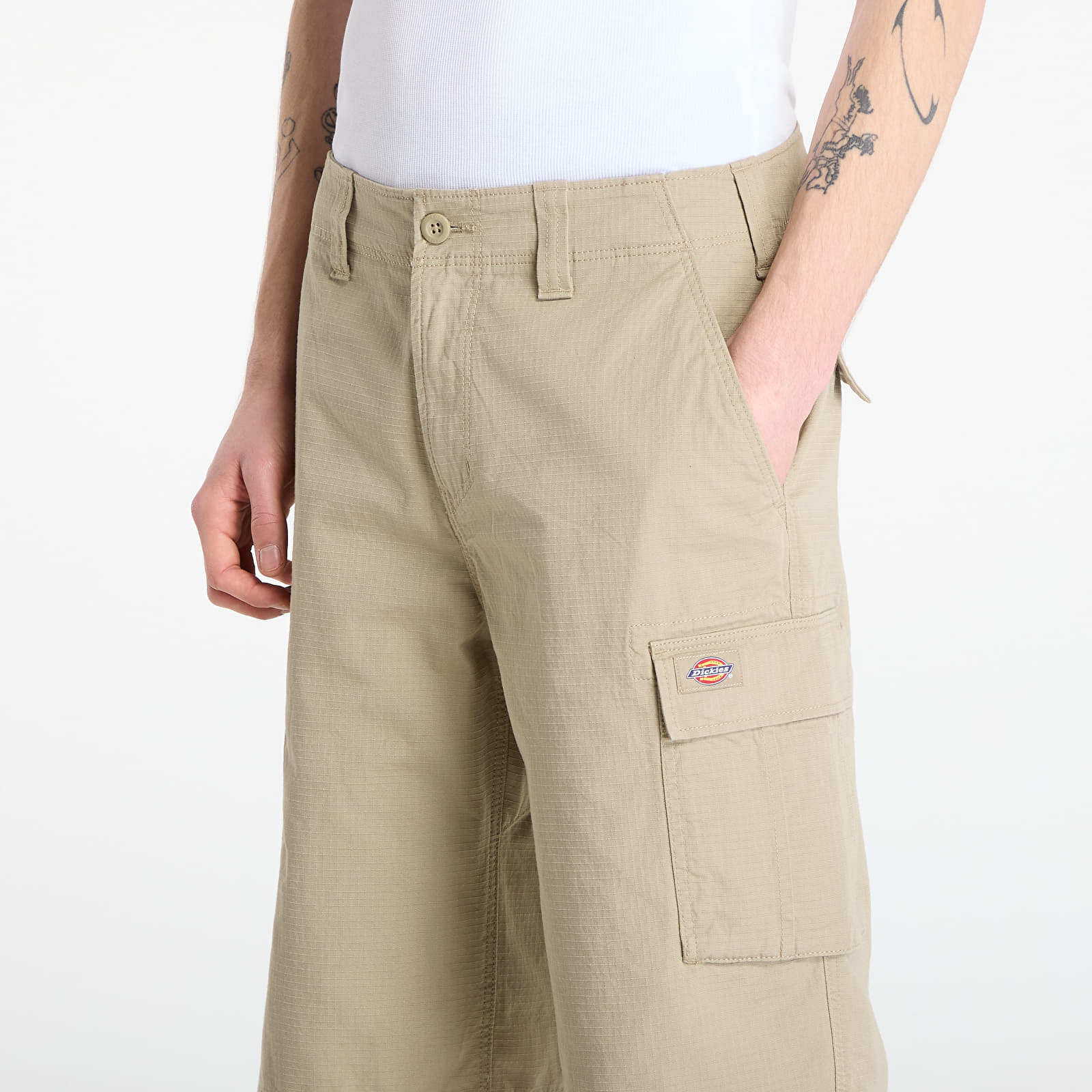 Dickies Men's Eagle Bend Shorts Khaki DK0A89EFKHK - Image 4