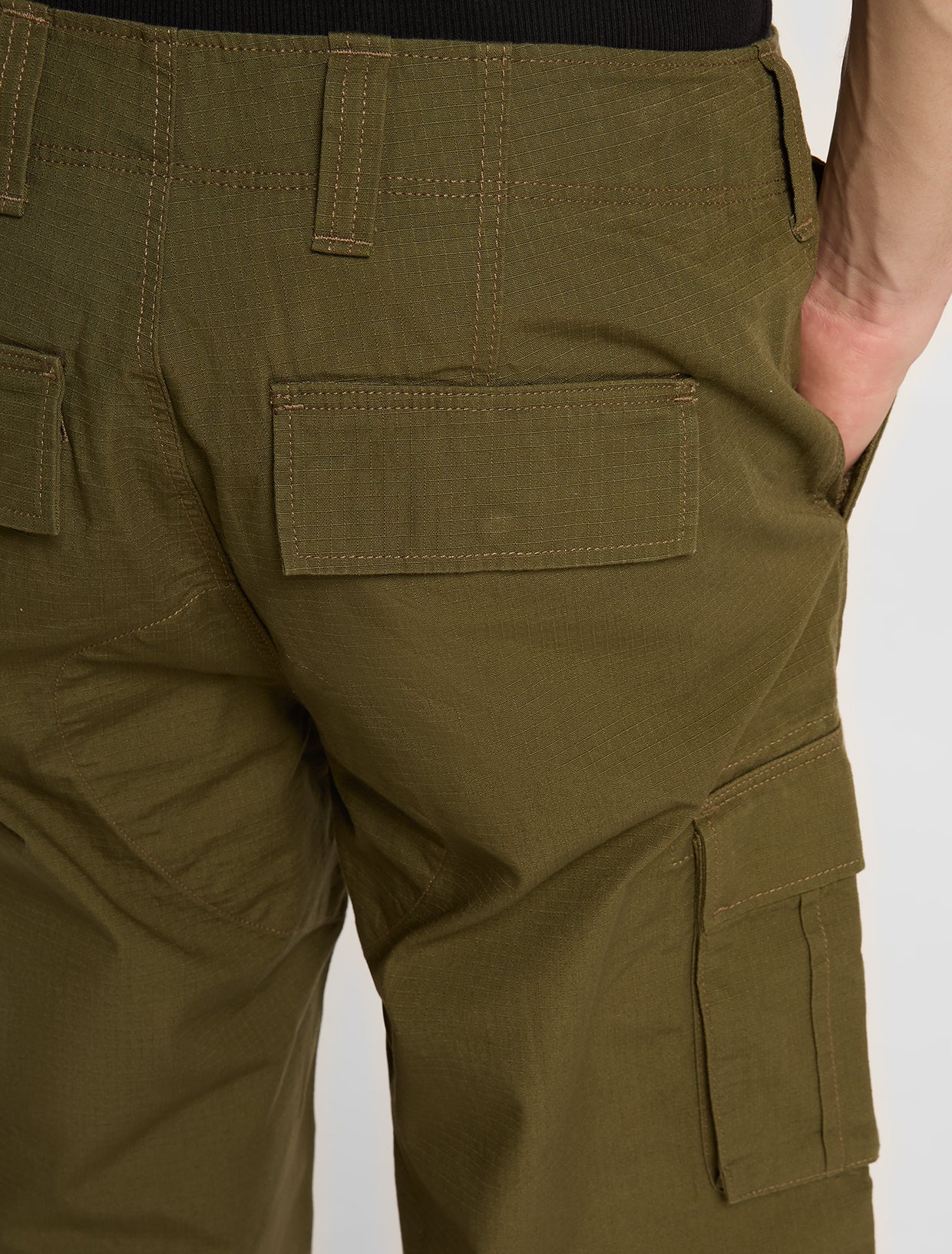 Dickies Men's Eagle Bend Shorts Military Green DK0A89EFMGR - Image 6