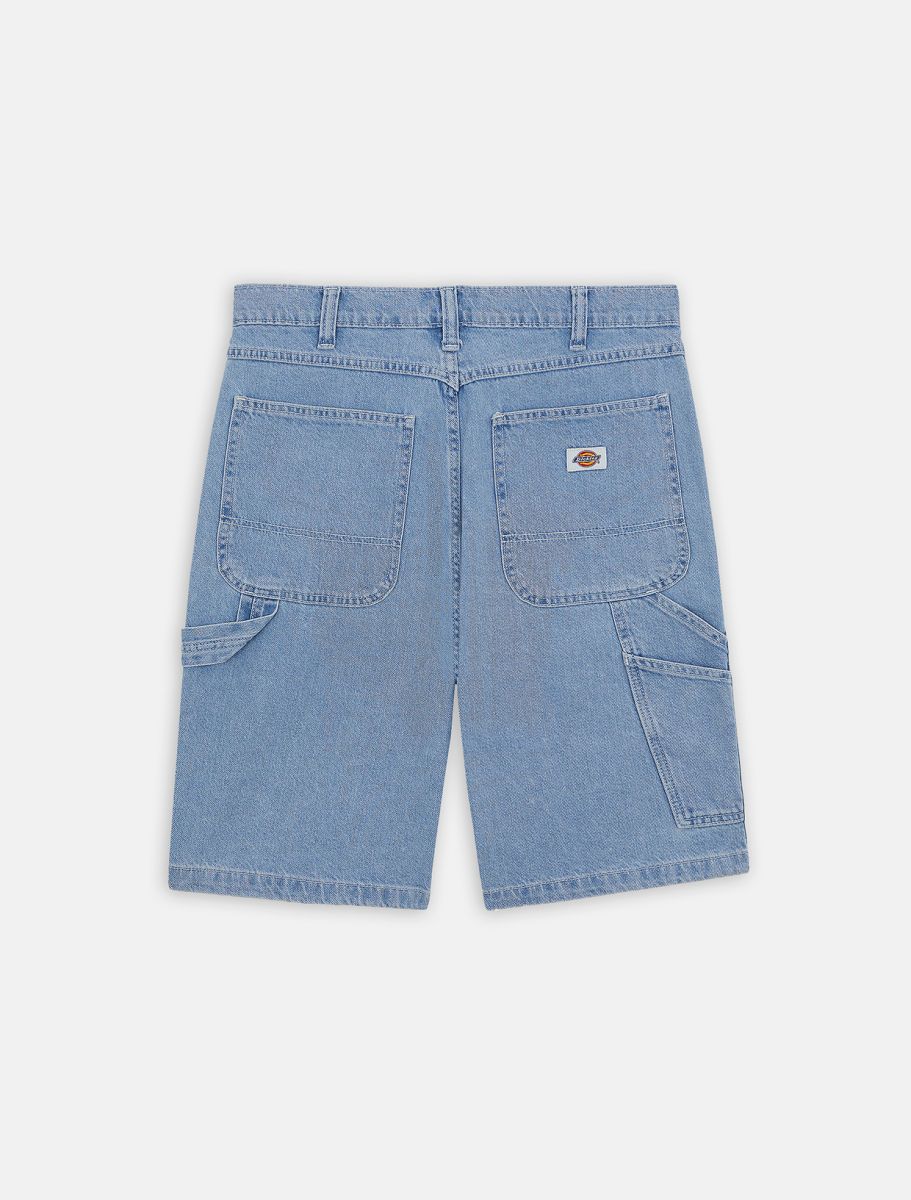 Dickies Men's Garyville Denim Fit Relaxed Shorts Vintage Blue DK0A4XCKC151 - Image 6