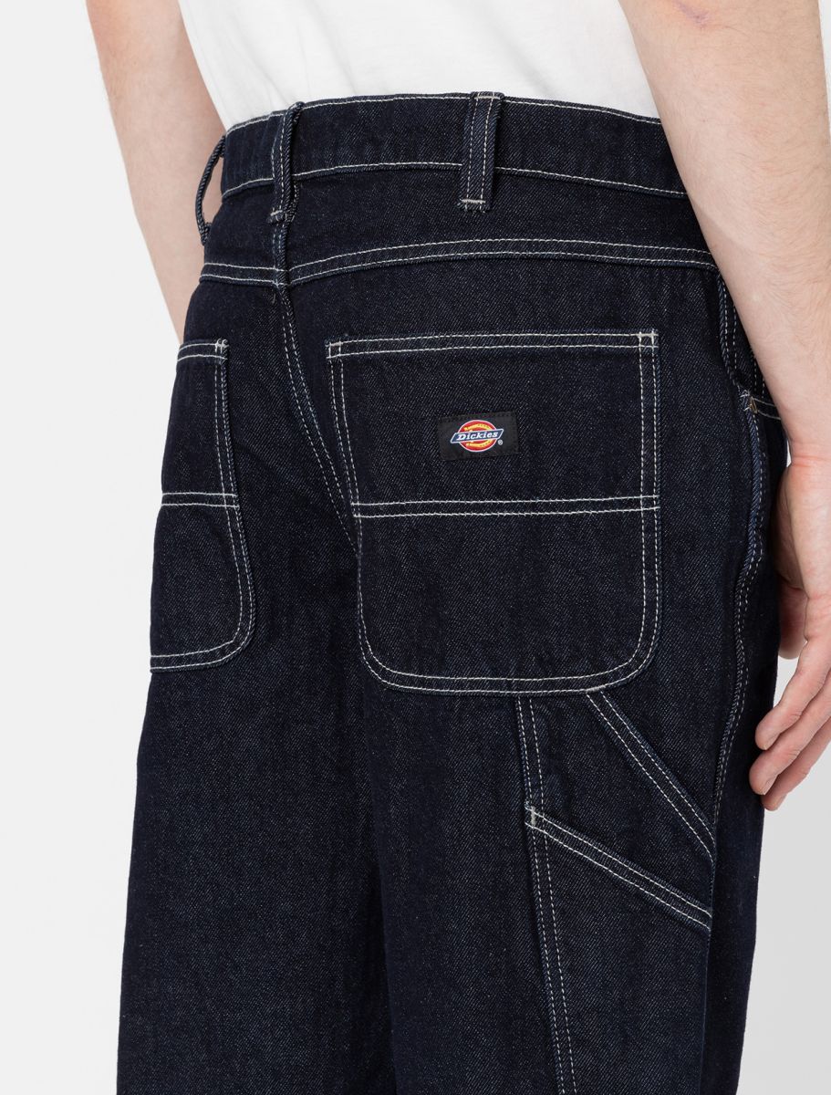 Dickies Men's Garyville Regular Tapered Carpenter Jeans Rinsed DK0A4XECRIN - Image 6