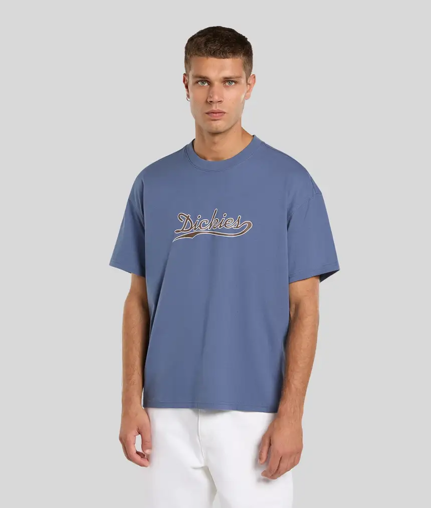 Dickies Men's Loose Wave T-Shirt Retro Indigo DK0A88PERI2