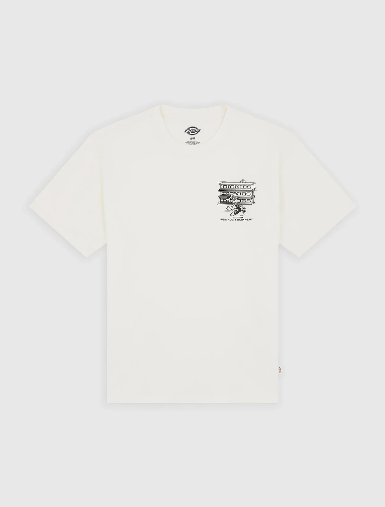 Dickies Men's Lynndyl Lightweight T-Shirt Egret DK0A88JHC48 - Image 6