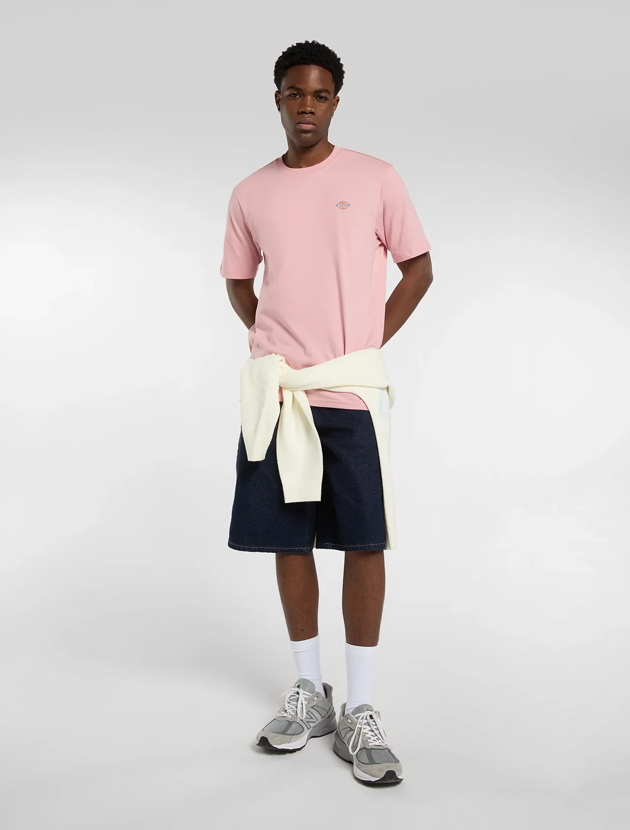 Dickies Men's Mapleton T-Shirt Bridal Rose DK0A4XDBL471 - Image 3