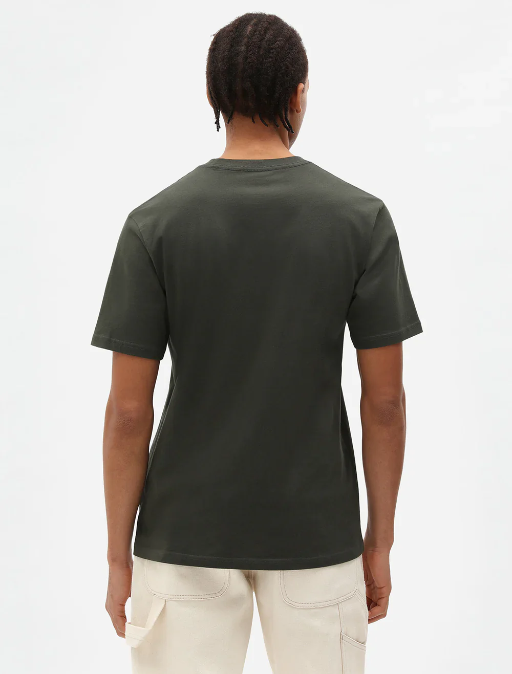 Dickies Men's Mapleton T-Shirt Olive Green DK0A4XDBOGX - Image 2