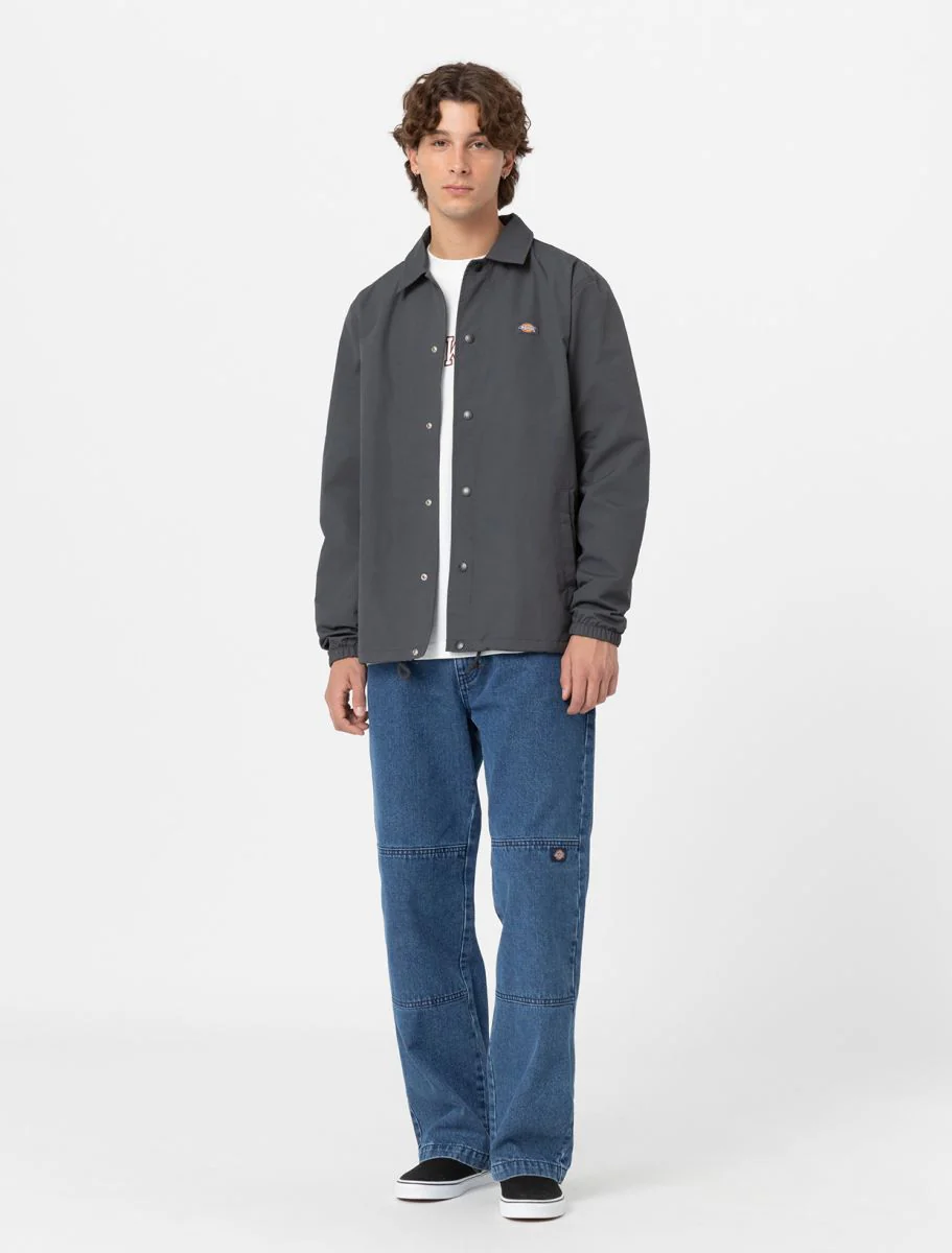 Dickies Men's Oakport Coach Jacket Charcoal Grey DK0A4XEWCH01 - Image 3