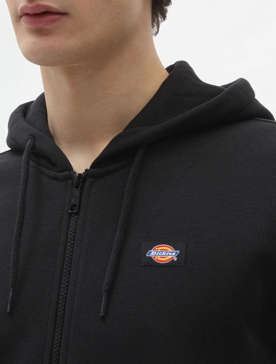 Dickies Men's Oakport Zip Hoodie Black DK0A4XD3BLK - Image 3