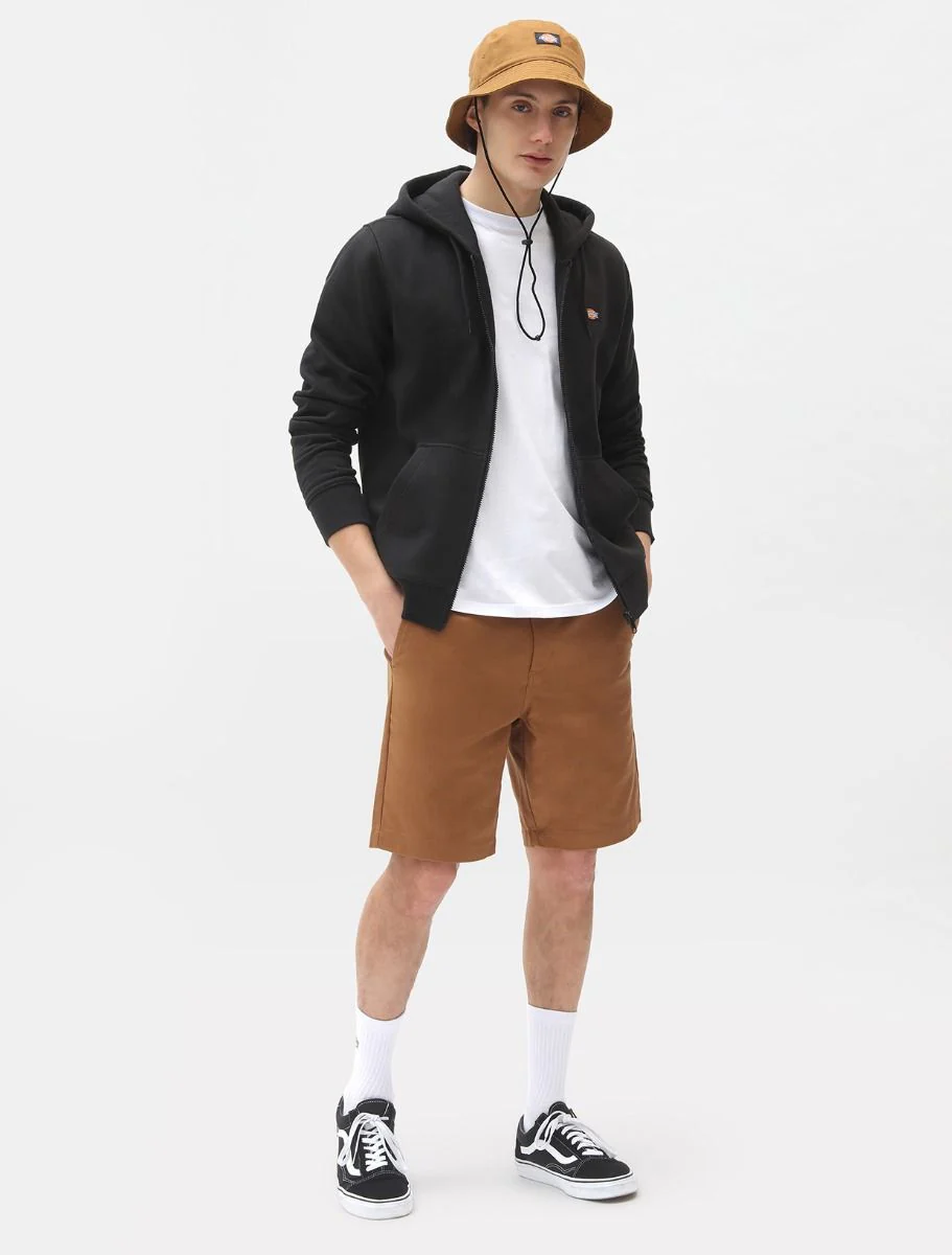 Dickies Men's Oakport Zip Hoodie Black DK0A4XD3BLK - Image 4