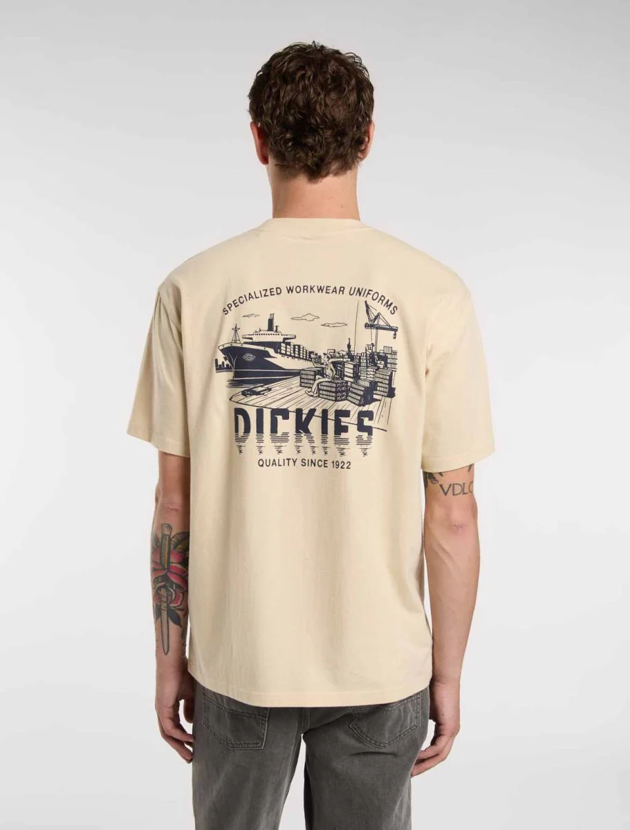 Dickies Men's Pelham Light Weight T-shirt Desert Sand DK0A87QJL171 - Image 2