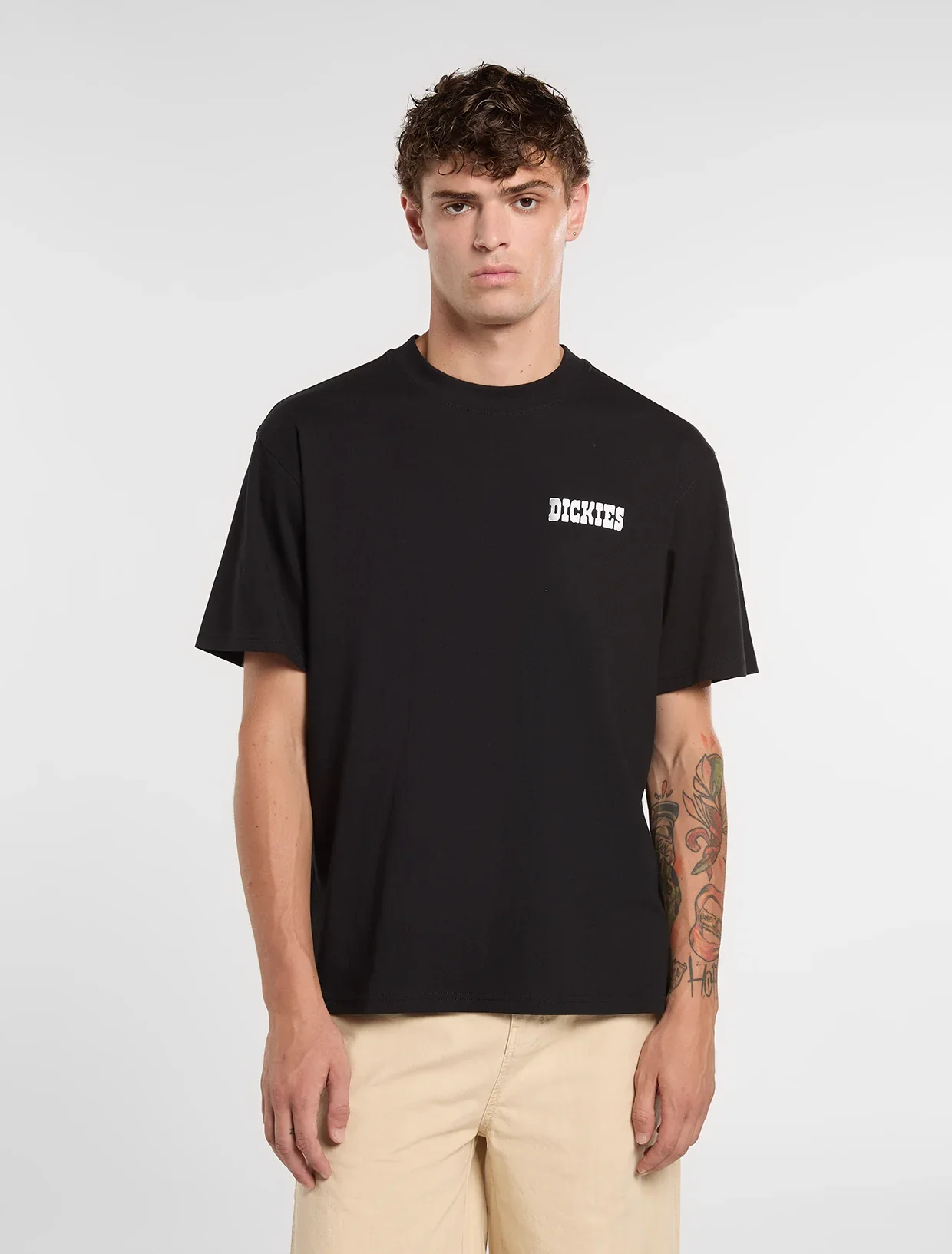 Dickies Men's Plain City Light Weight T-Shirt Black DK0A88JIBLK1