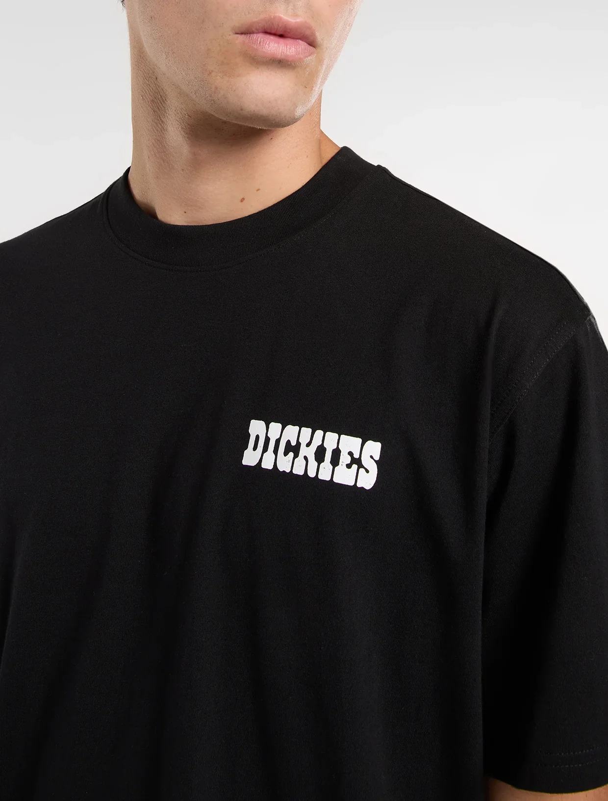 Dickies Men's Plain City Light Weight T-Shirt Black DK0A88JIBLK1 - Image 3