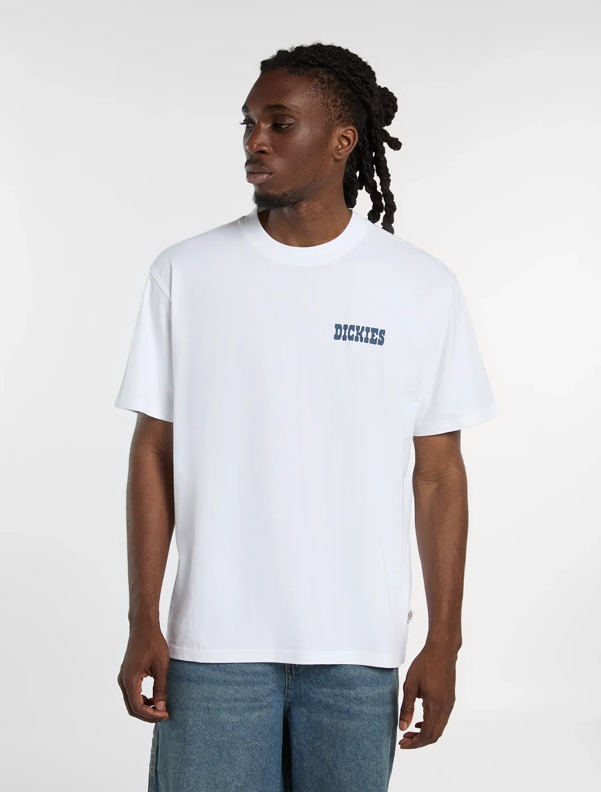 Dickies Men's Plain City Light Weight T-Shirt White DK0A88JI0WH1 - Image 2