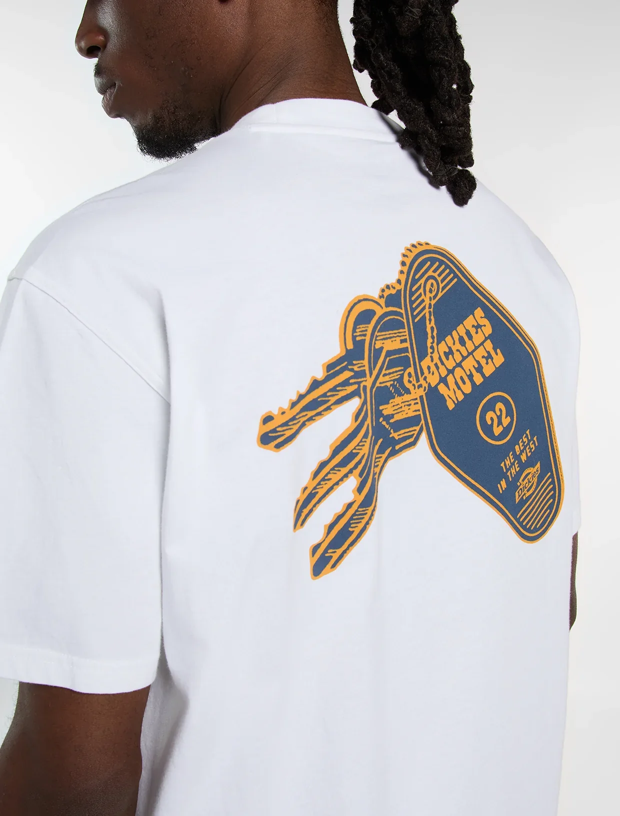 Dickies Men's Plain City Light Weight T-Shirt White DK0A88JI0WH1 - Image 5