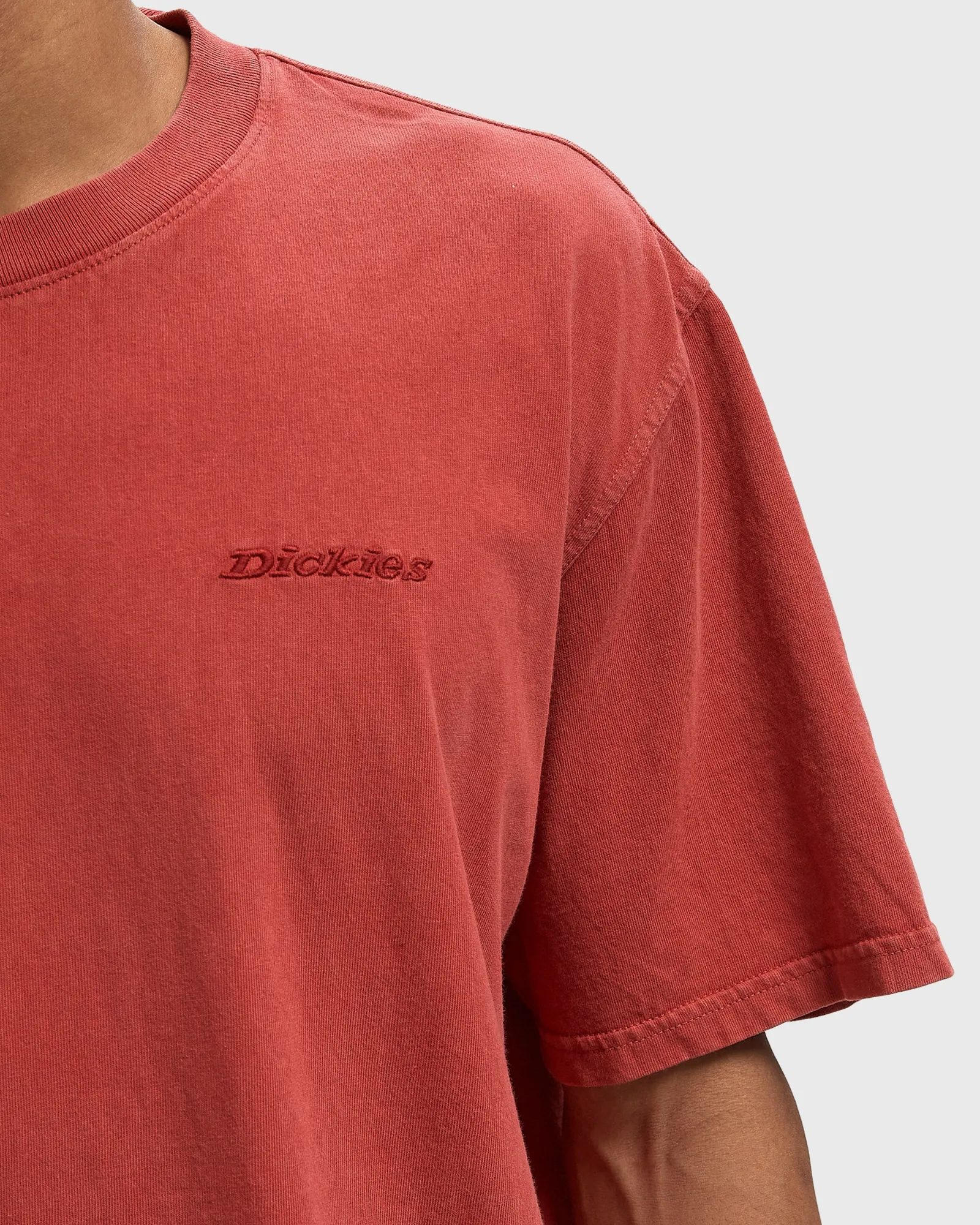 Dickies Men's Plentywood SS T-Shirt Garnet DK0A866BL331 - Image 3