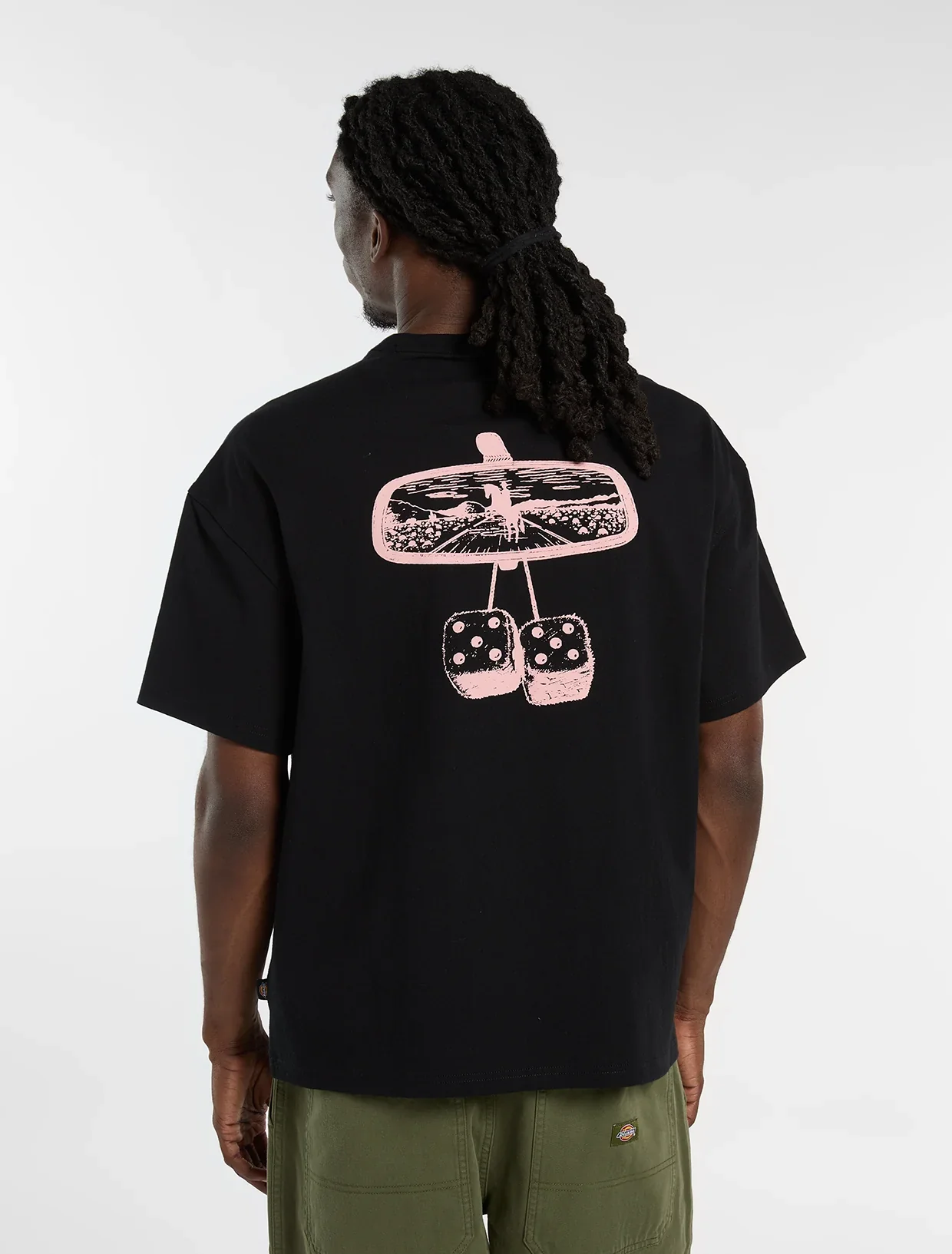 Dickies Men's Polk Mid Weight T-Shirt Black DK0A88G0BLK1