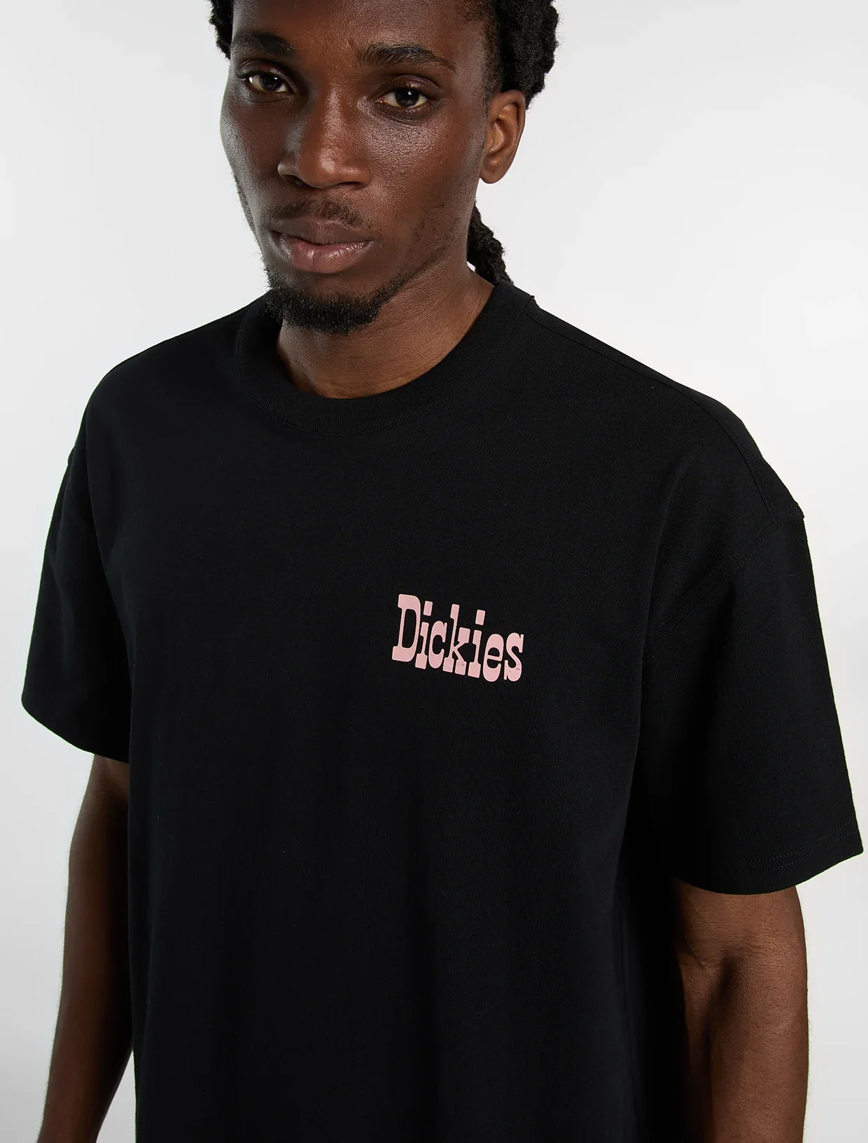 Dickies Men's Polk Mid Weight T-Shirt Black DK0A88G0BLK1 - Image 4