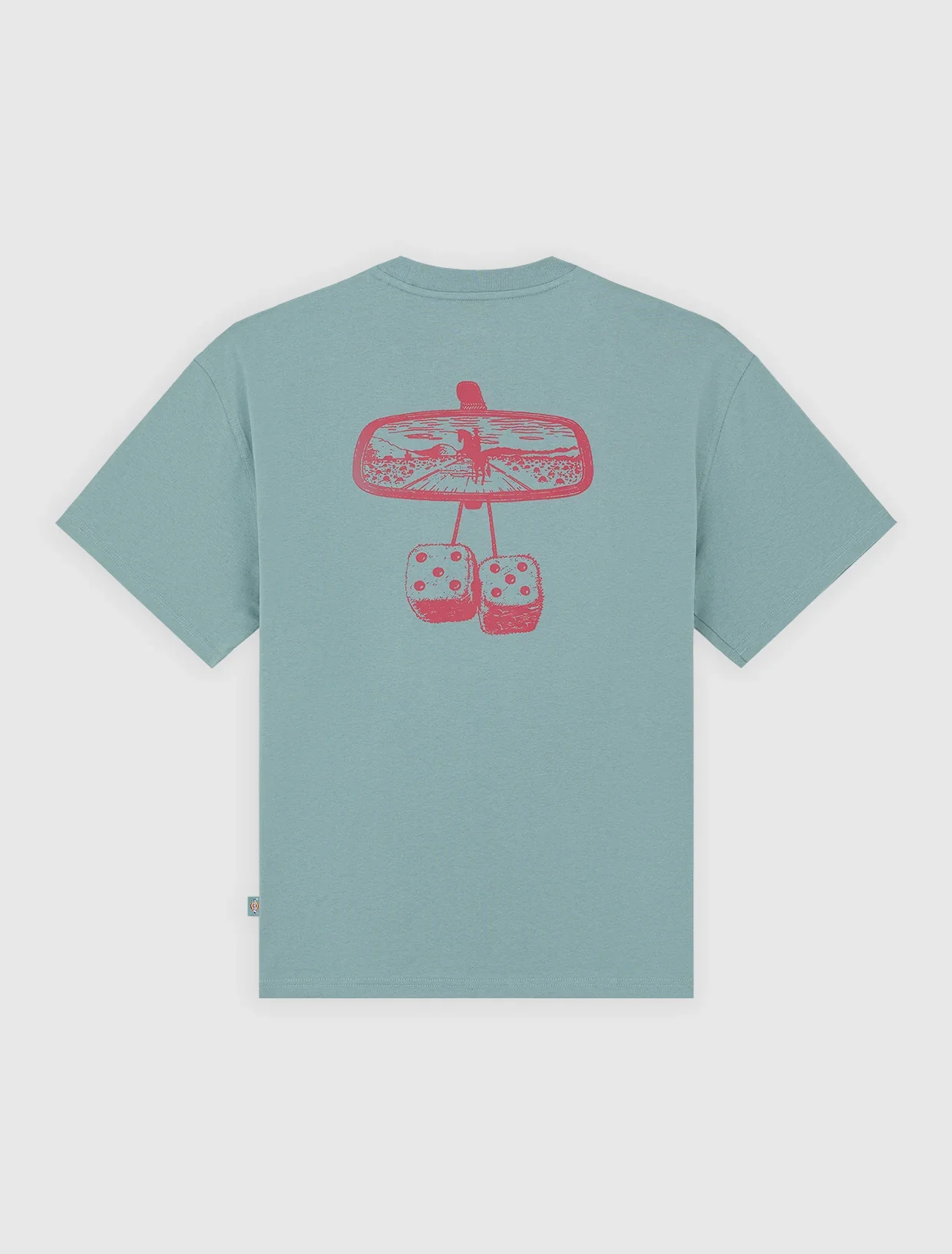 Dickies Men's Polk Mid Weight T-Shirt Stormy Sea DK0A88GOL371 - Image 7