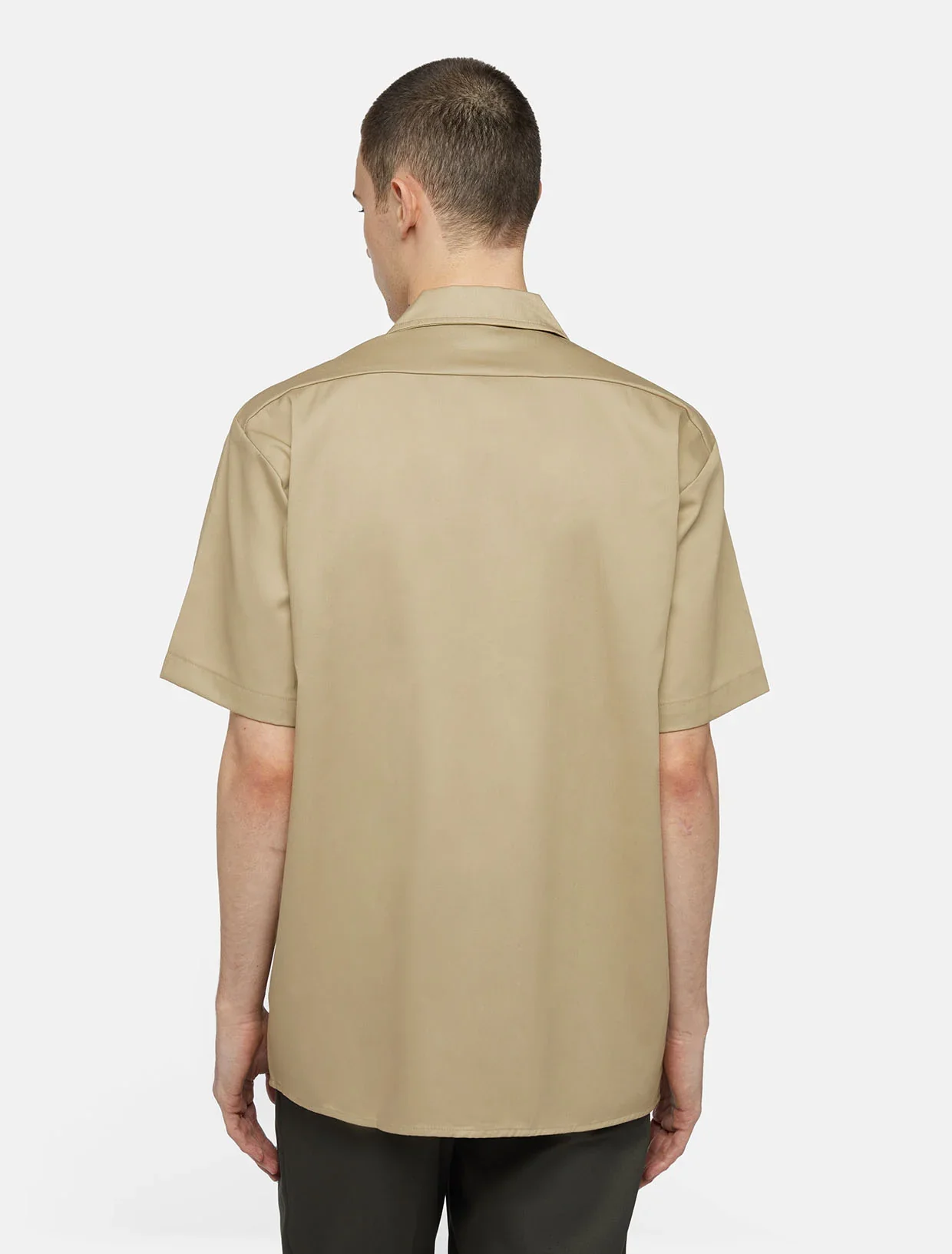 Dickies Men's Short Sleeve Work Shirt Khaki DK0A4XK7KHK - Image 2