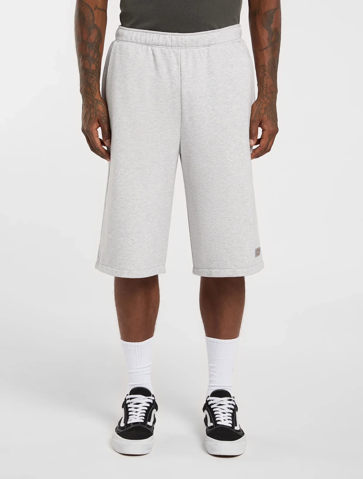 Dickies Men's Streetsboro 13-Inch Sweat Shorts Light Grey DK0A885BA281