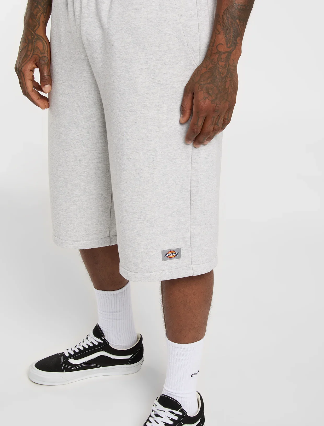 Dickies Men's Streetsboro 13-Inch Sweat Shorts Light Grey DK0A885BA281 - Image 5