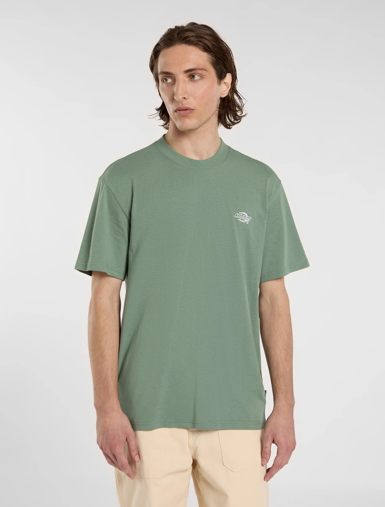 Dickies Men's Summerdale Light Weight T-shirt Olive Green DK0A4YAIL191