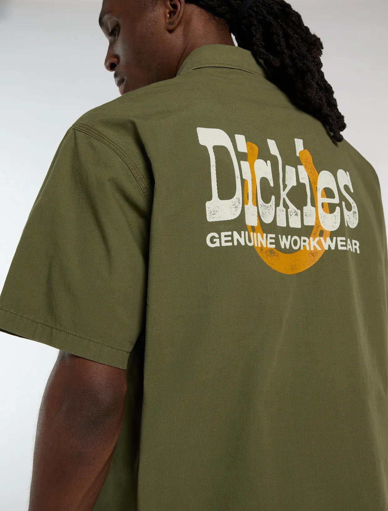 Dickies Men's Vernal Short Sleeve Shirt Cypress DK0A88O8K72 - Image 5